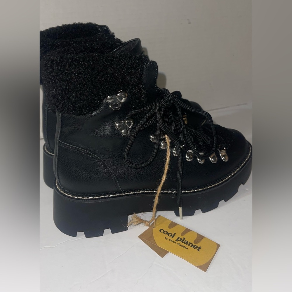 Steve Madden Black Women's Boots size 6 M new - Picture 6 of 7